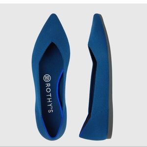 Rothy’s • The Point • Poseidon Blue • size 8